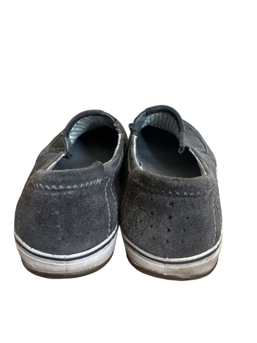 Clarks Suede Slip-On Shoes - size 9.5